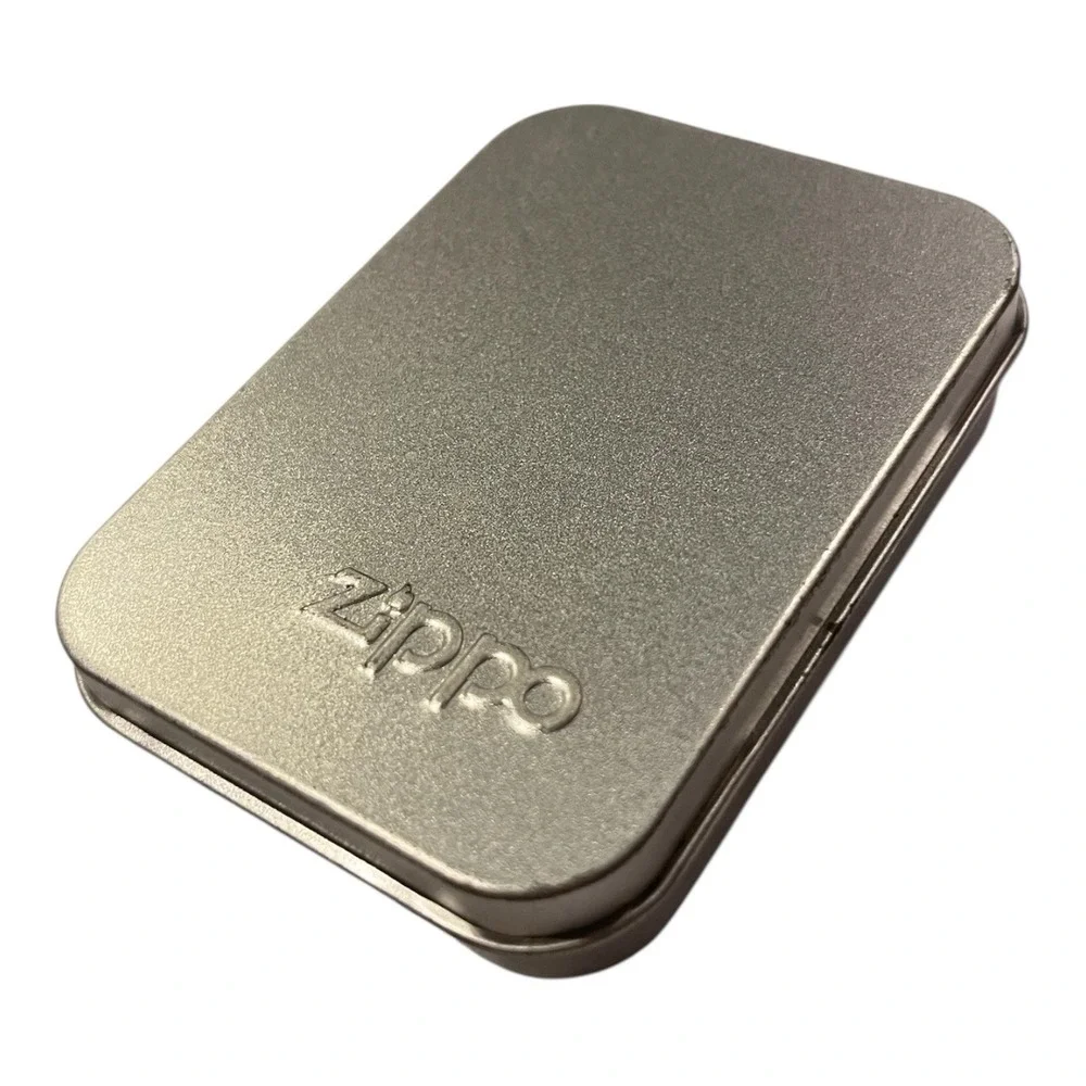 Genuine ZIPPO Wolf 769 Black Ice with Metal Case